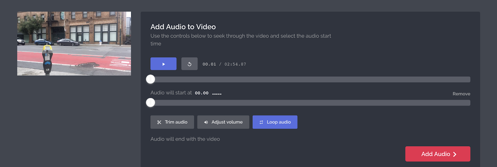 adding and editing audio blog video