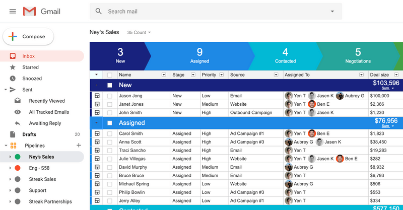 streak dashboard