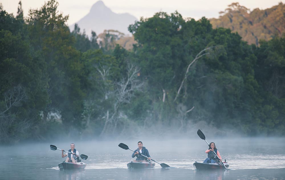 Canoeing in North Coast Australia