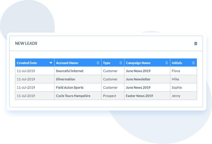 CRM Web Forms to Capture New Leads